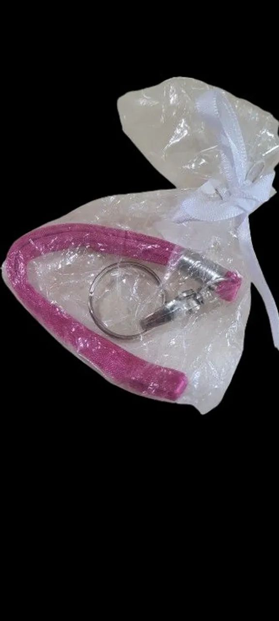  chaveiro rosa