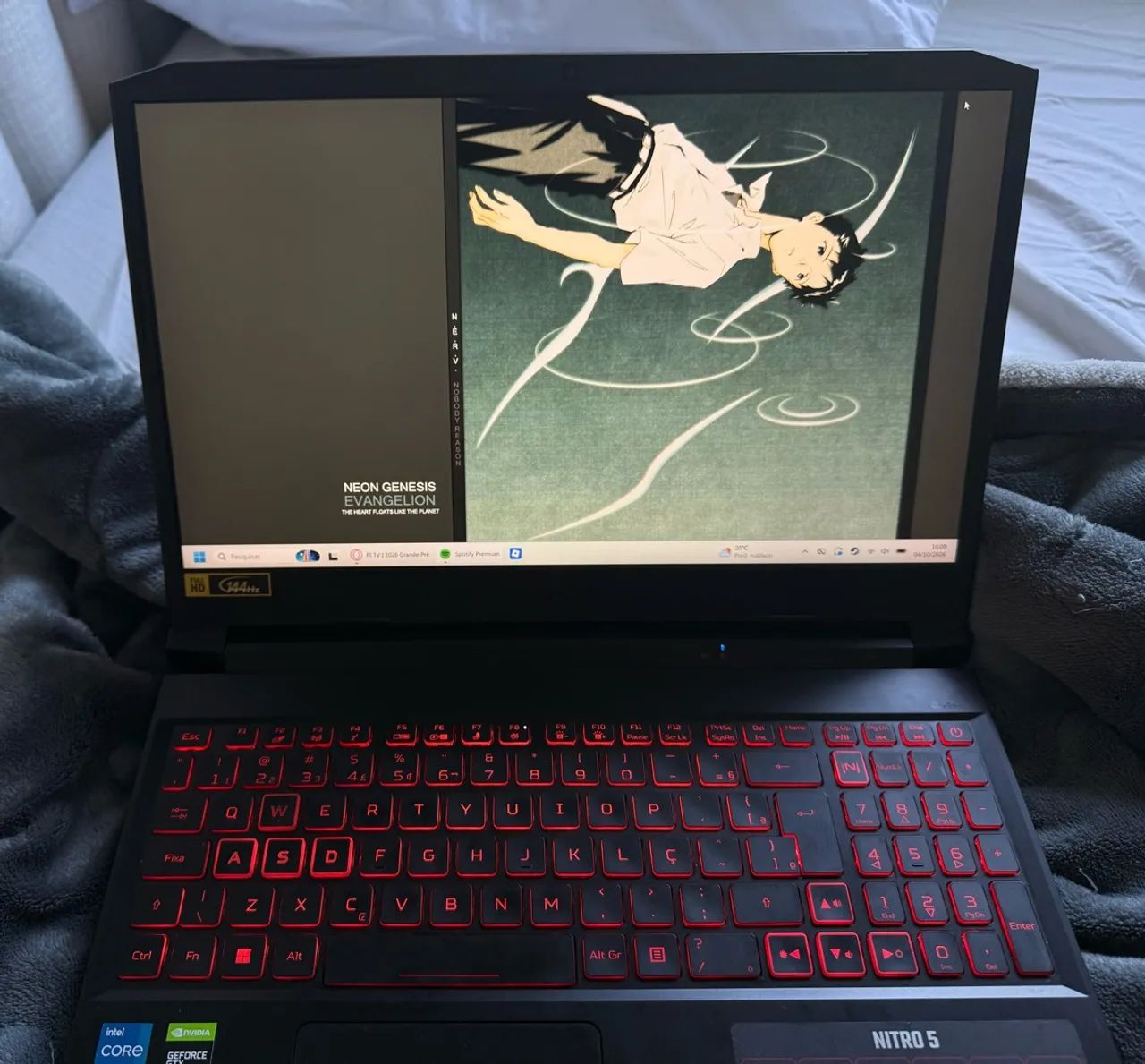 notebook Acer Nitro 5 OBS.: vou retirar os adesivos, eles não deixam marcas! - Foto 2
