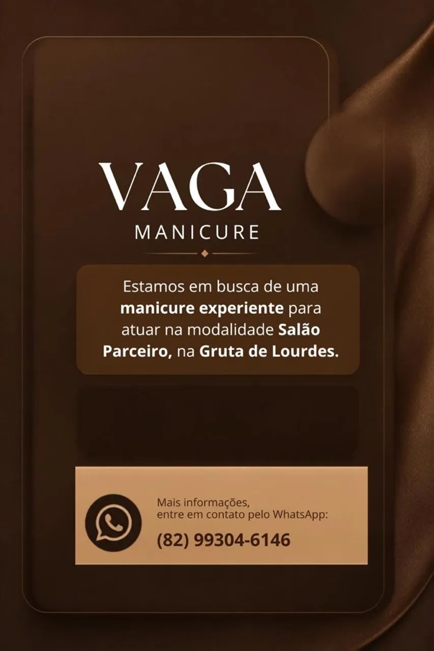 VAGA PARA MANICURE
