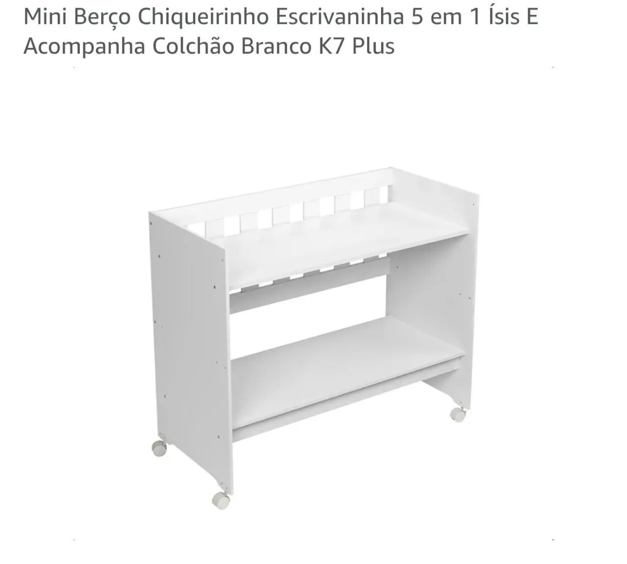 2x1 Berço e escrivaninha  - Foto 3