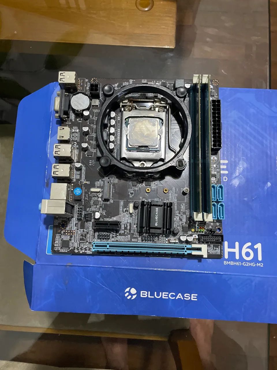 Kit Ddr3 + MB bluecase h61 + i5 3470 - Foto 4