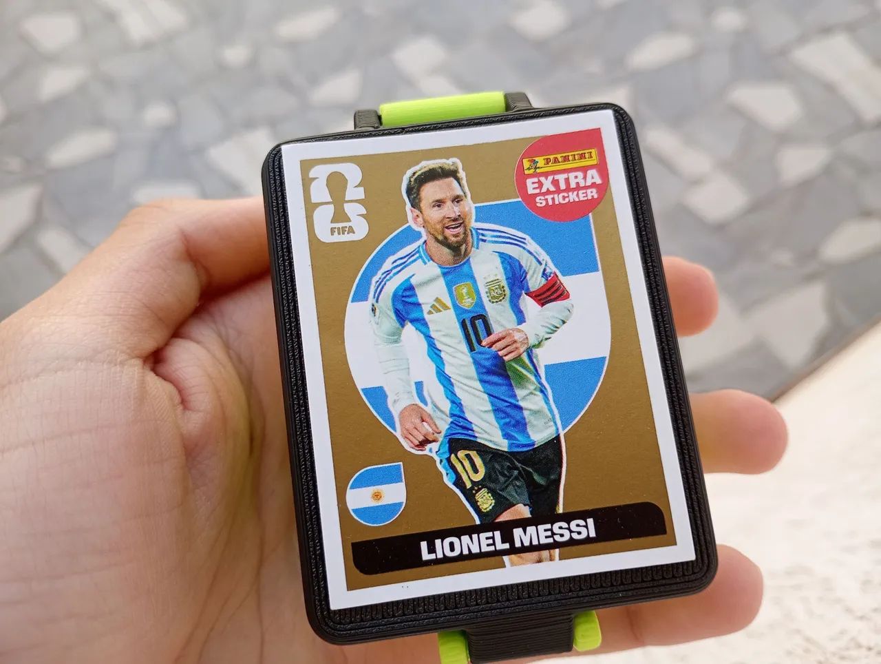 Figurinha Messi Extra Sticker Ouro Gold - Copa 2026 Panini