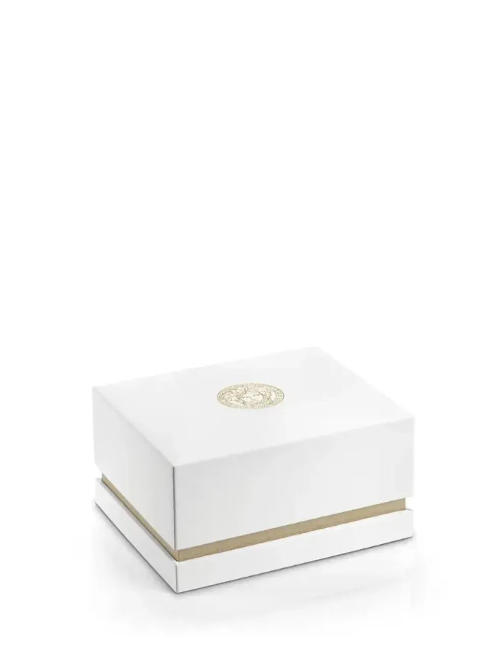 Relógio feminino cronógrafo com mostrador vermelho e caixa dourada da Versace. - Foto 5