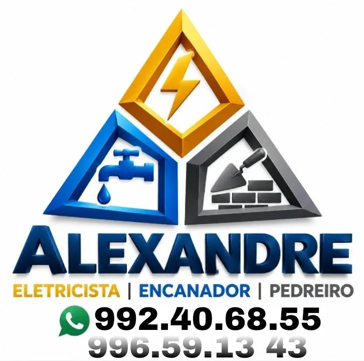 Encanador eletricista e pedreiro