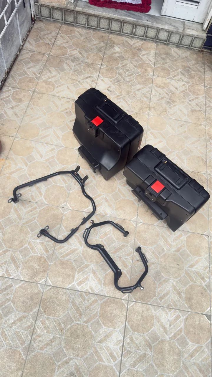 Bauletos Laterais Vario Originais BMW - F800GS - Foto 5