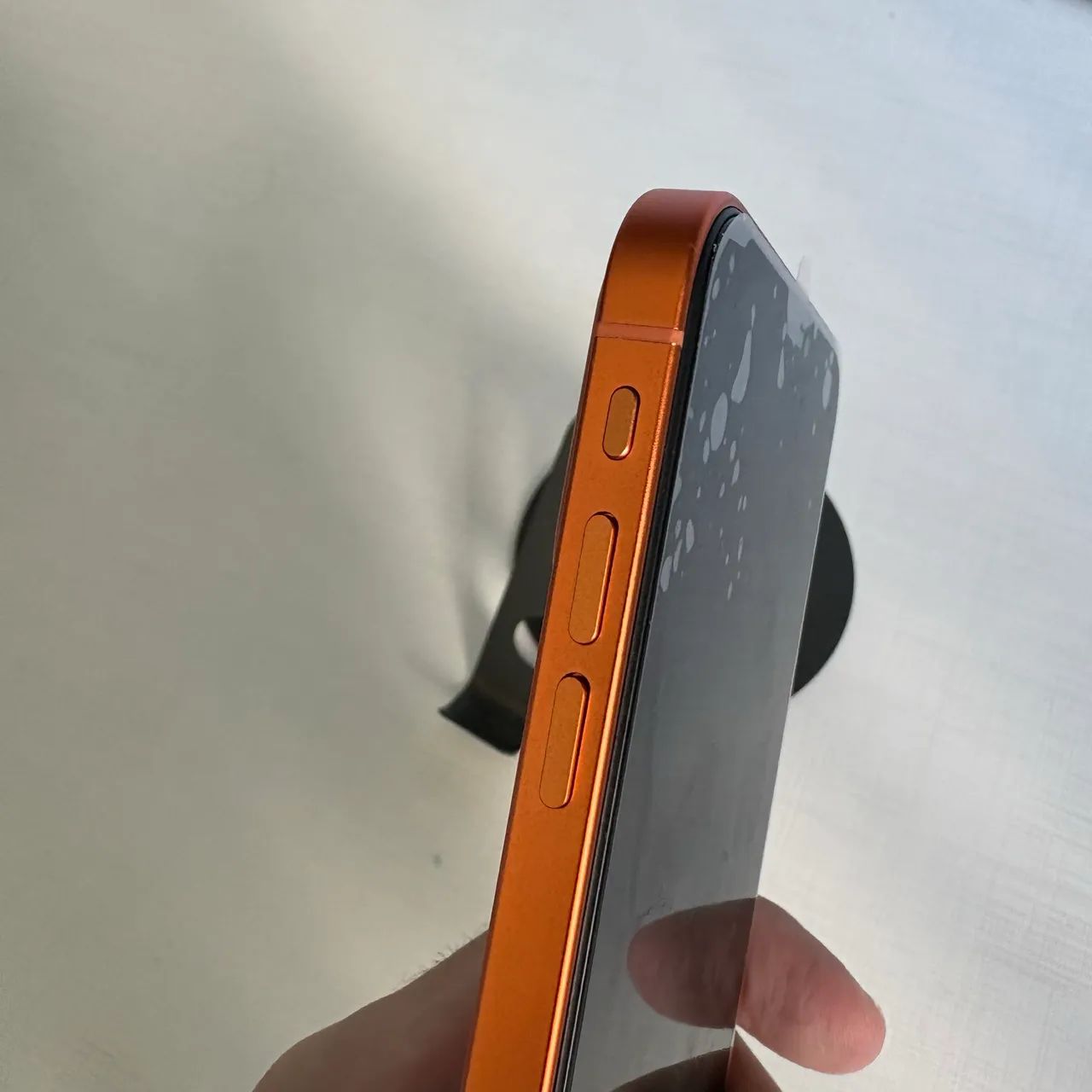 iphone xr 128gb estilo 17 pro laranja  - Foto 4