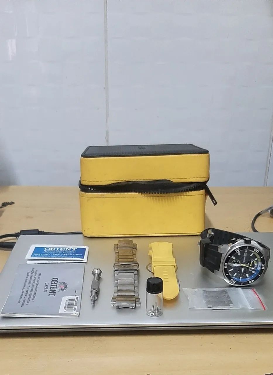 Kit com 2 relógios Orient - Foto 3