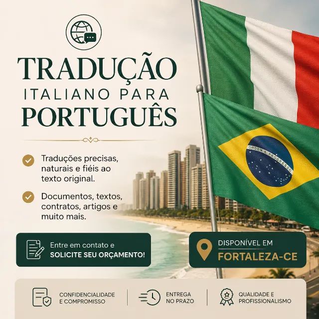 Tradutor Italiano-Portugues em Fortaleza