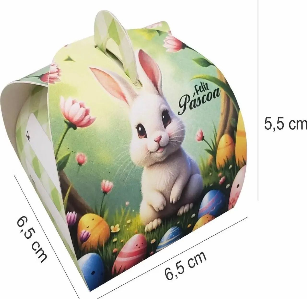 Caixinha de Páscoa com 30g de chocolates  - Foto 4