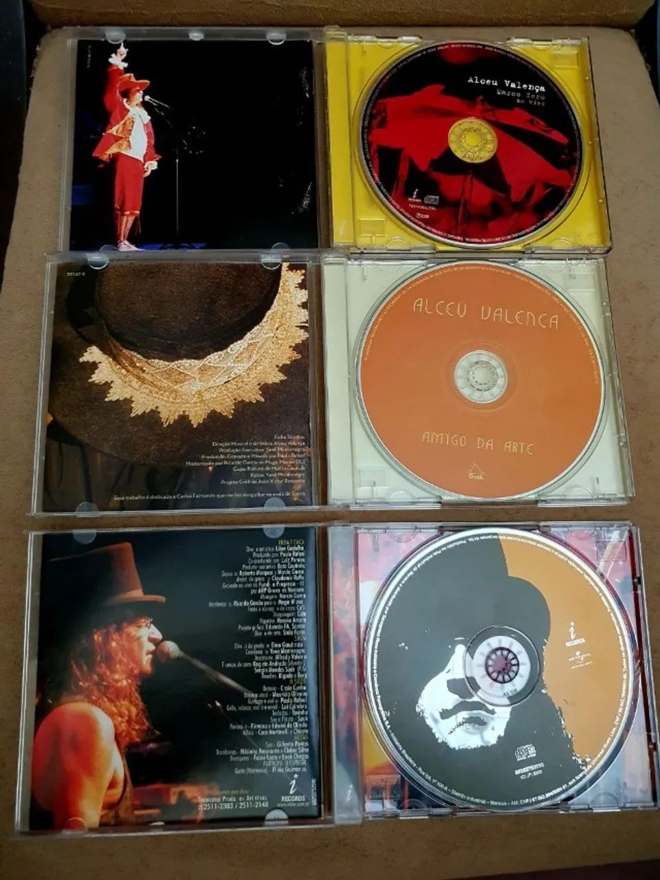 Lote CDs com discografia de Alceu Valença com 3 cds - Foto 3