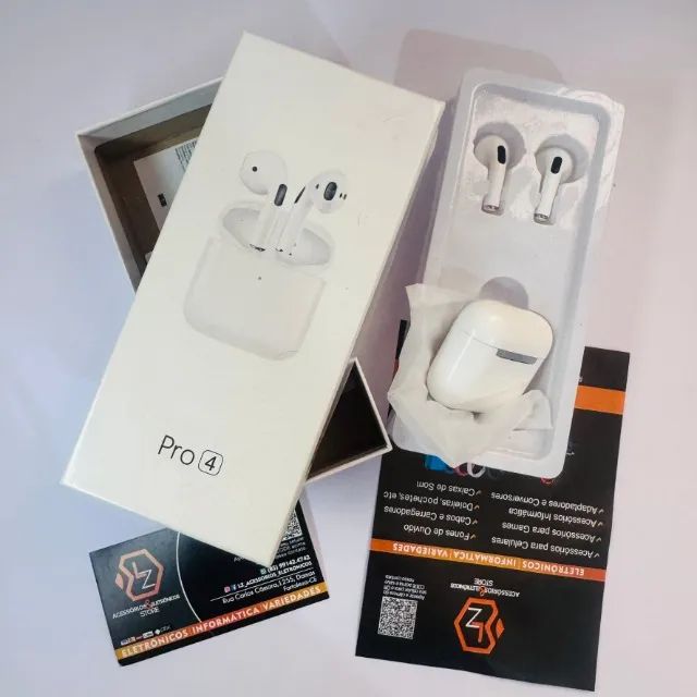 Fones de ouvido Bluetooth Pro 4 Mini TWS