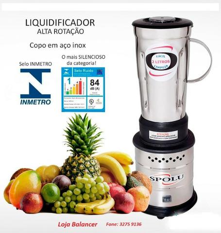 Liquidificador Industrial 2 Litros Alta Rotação Spolu 9 * Novo