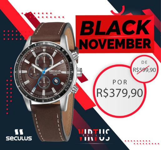 Mega Promoção Relógio Seculus, Masculino, Original, Garantia, Aço Inoxidável - Foto 6