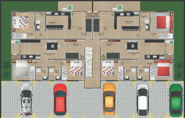 Apartamento térreo Campeche central 160 mil - Foto 4