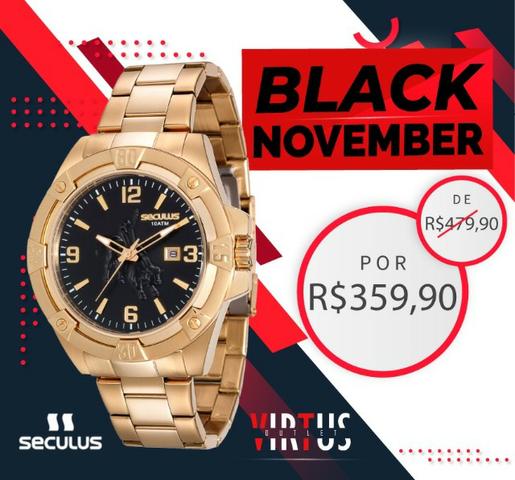 Mega Promoção Relógio Seculus, Masculino, Original, Garantia, Aço Inoxidável - Foto 3