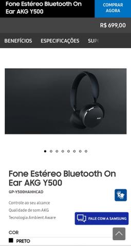 Headphone AKG - Y500 (fone de ouvido) - Foto 3