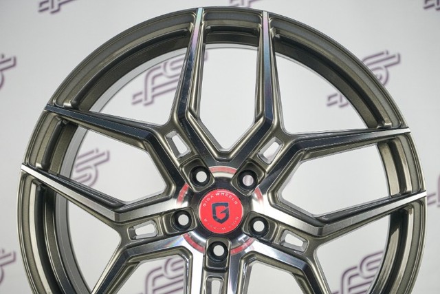  Rodas Gisa Flow Form 3352 Grafite Diamantado 5x112 - 20x8,5 aro 20 tala 8,5 - Foto 5