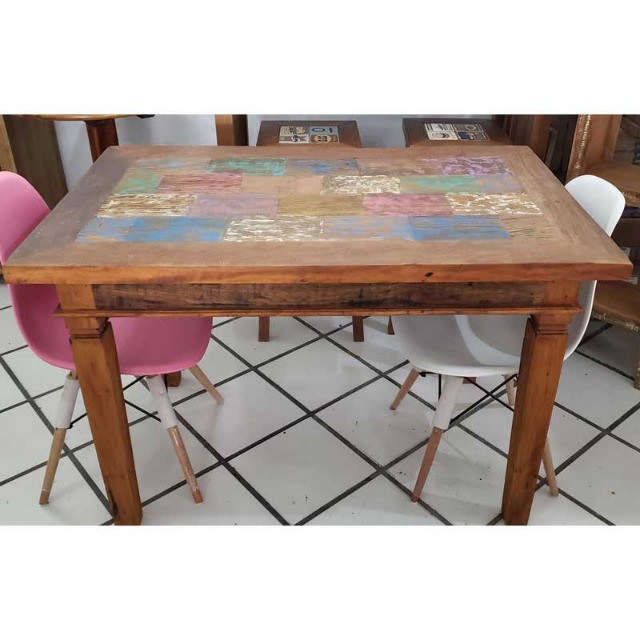 Mesa Colorida de Demolição Modelo Mosaico - Foto 2