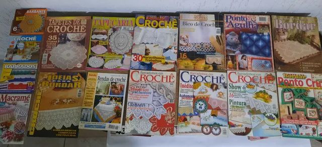 Revistas Croche,12 Fascículos e 4 Revistas Menores V.Prudente 