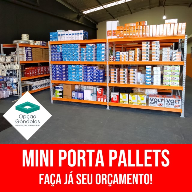 Mini Porta Pallets >> Estrutura Nova >> Amapá