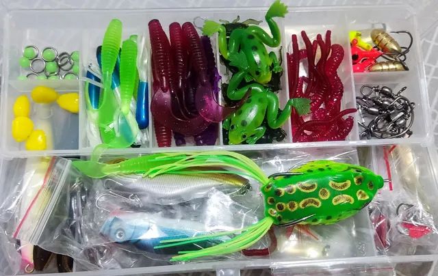 Kit isca 123 peças 