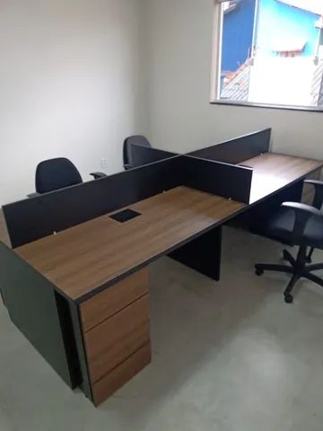 ESTAÇÃO DE TRABALHO RETA NOVA 4 POSIÇÕES***LEIA A DESCRIÇÃO**** - Foto 2