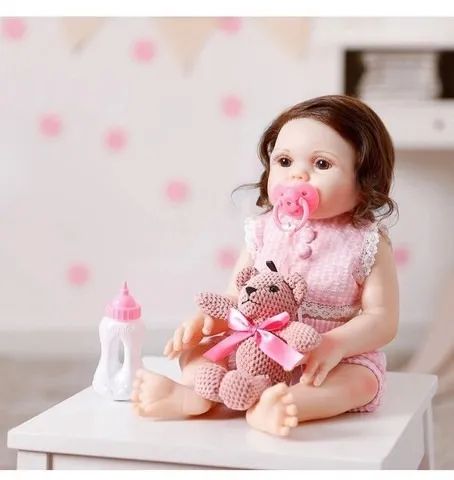 Boneca Bebe Realista Bela 48Cm: Promoções