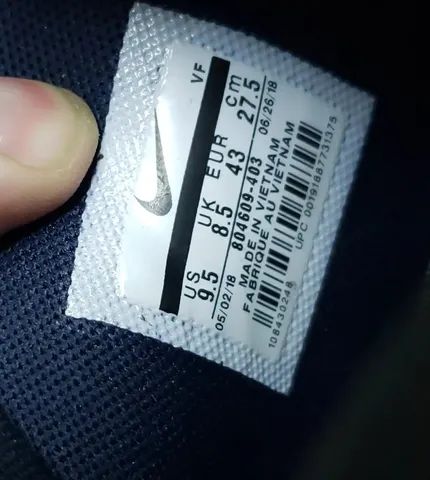 Tenis Nike Air For 1 , tamanho 41, impecável, Black Custom. - Foto 5