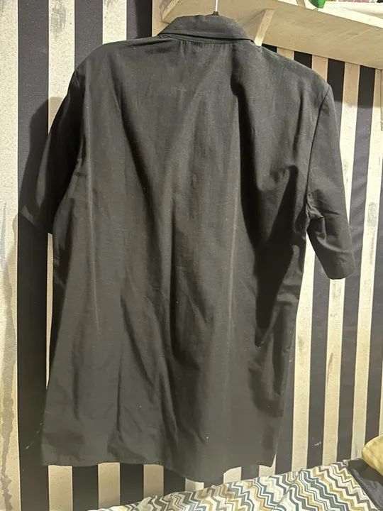Camisa Zara Oversized Preta - Foto 4