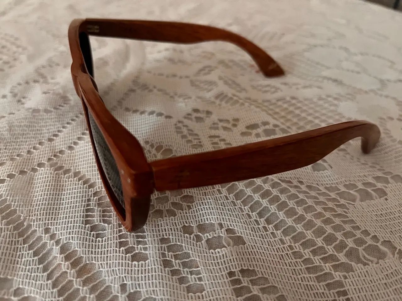 Óculos Extrovert Madeira Natural - Foto 2