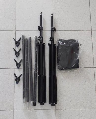 Kit Suporte Fundo Infinito Portátil, para Fotografia e Filmagem - Foto 3