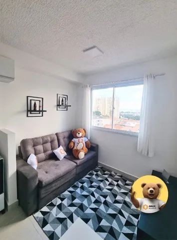 2 Dorms Mooca: Mobiliado, c/ Eletros e Lazer | Sem Burocracia!