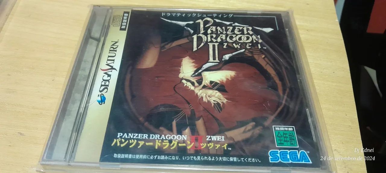 Jogo Sega Saturn Alien Trilogy e Panzer Dragoon II Zwei - Foto 2