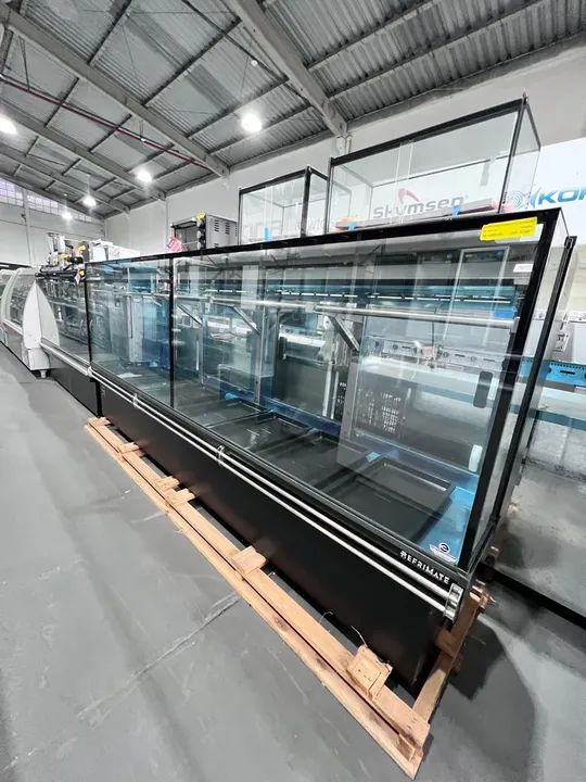 Balcao de açougue / frigorífico 3 metros - nova 