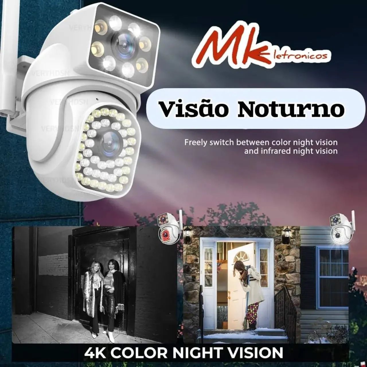 Câmera Dual 8MP 5G WiFi ( Lacrado ) - Foto 6