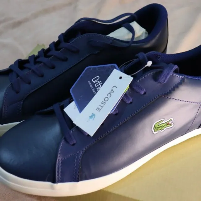 Tênis Lacoste Masculino Lerond Em Couro