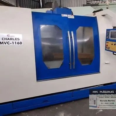 centro de usinagem charles MVC-1160 mesa 1200x600 comando mitsubishi m60series - Foto 4