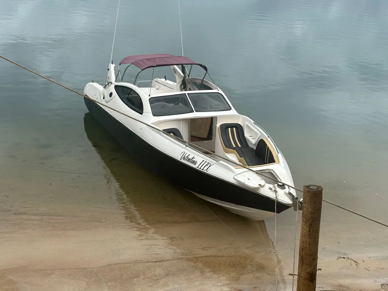 Lancha Valentinha 38 pés - LINDA PROA ABERTA  - Foto 8