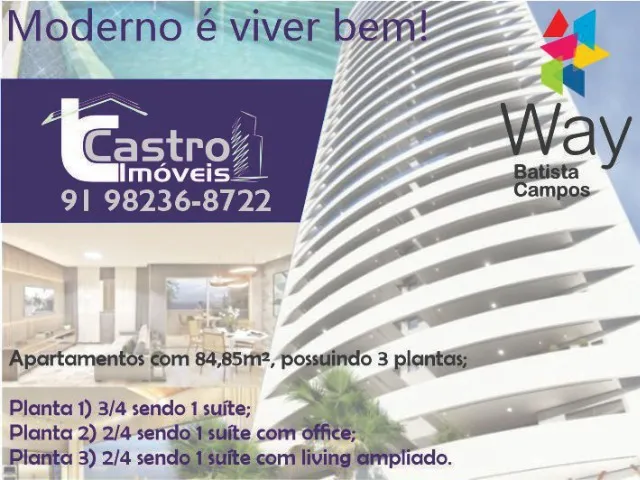 Way Batista Campos. 3/4. 1 ou 2 Vagas. C102