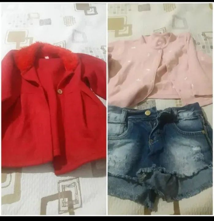 Lote de roupas menina - Foto 3