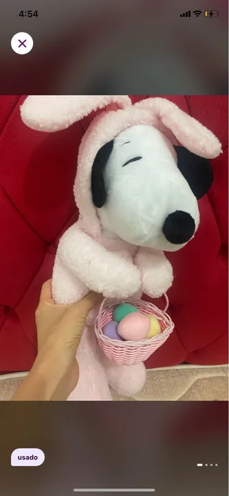 Snoop pelúcia boneco