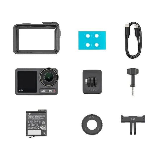 Câmera DJI Osmo Action 4 Standard Combo Novo Lacrado - Foto 3