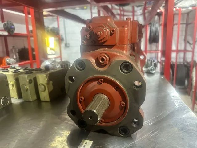 Bomba hidráulica dupla de pistões de plato inclinado - Foto 4