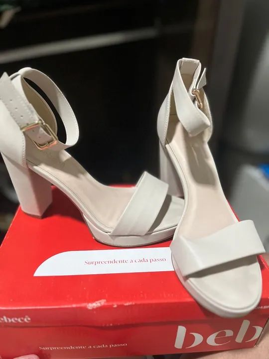 Sandália Feminina Bebecê  Off White - Foto 3