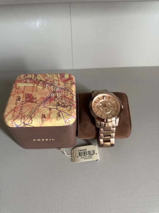 Relógio Fossil Rose Gold 