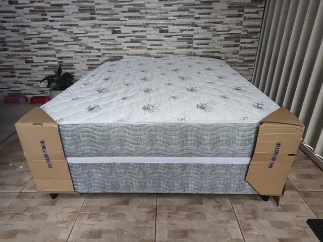 Cama Box Casal Molas Ensacadas / Direto De Fabrica 