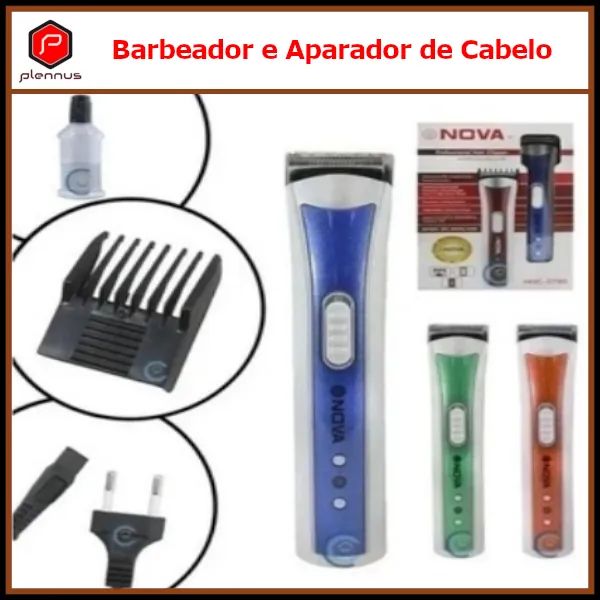 Barbeador e Aparador de Cabelo / Barba Portátil com Bateria Recarregável z023  - Foto 5