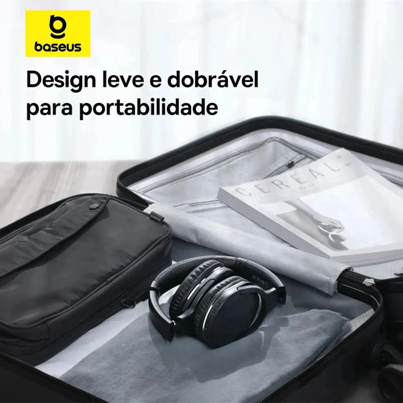 Fone de ouvido Headphone bluetooth Baseus D02 pro  - Foto 3