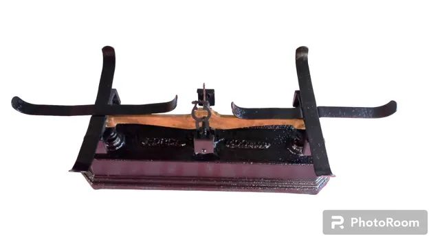 balança antiga de ferro e bronze força 40 quilos - Foto 4