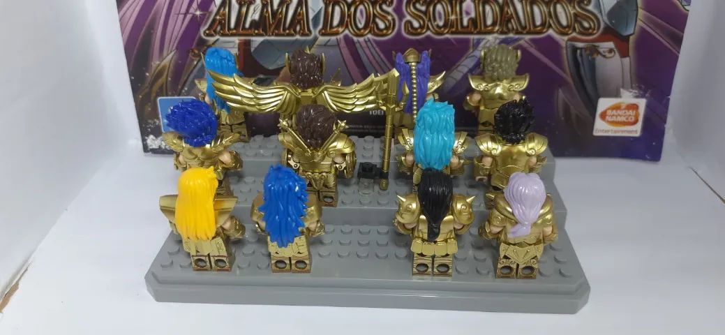 coleção lego cavaleiros do zodiaco ouro v1 - Foto 5
